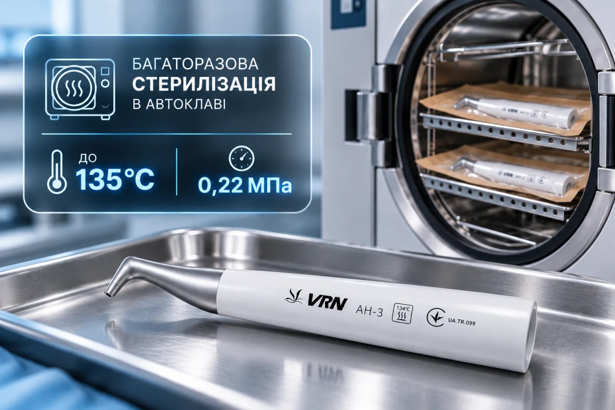Автоклавування до 135°C